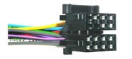 ISO socket 8+8pin (double) with 13 wires