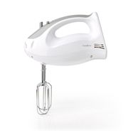 Hand Mixer | 200 W | 5-Speed Setting | Turbo function | 2 Beaters / 2 Dough Hooks | Grey / White