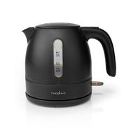 Electric Kettle | 1.0 l | Plastic | Black | Rotatable 360 degrees | Concealed heating element | Strix® controller | Boil-dry protection