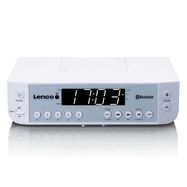 FM Kitchen Radio with Bluetooth® LED Lighting and Timer White