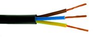 Cable OMY 3x0.75mm²; round; stranded; Cu; PVC; black; 300V