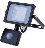 10W PIR SENSOR FLOODLIGHT 4000K BLACK