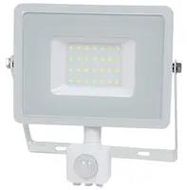 VT-30-S 30W PIR FLOODLIGHT 4K WHITE