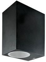 SLEEK GU10 WALL FITTING BLACK 2 WAY