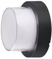 LED WALL LIGHT 12W 4000K BLACK ROUND