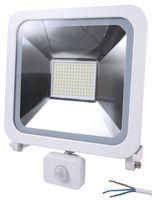 100W LED FLOODLIGHT, 1M CABLE, WHITE PIR