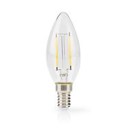 LED Filament Bulb E14 | Candle | 2.2 W | 470 lm | 2700 K | Warm White | Retro Style | 1 pcs | Clear