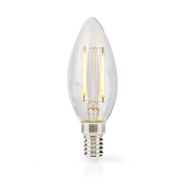 LED Filament Bulb E14 | Candle | 2 W | 250 lm | 2700 K | Warm White | Retro Style | 1 pcs | Clear