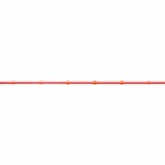 LED Strip, 24Vdc, 11W/m, COB 480LED/m, Red, IP20, 180°