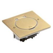 Floor box 2mod. Legrand 089710 (brushed gold)