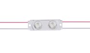 LED module 24V 1W, 122lm, cold white 6500K, 170°, IP67, LEMLUX