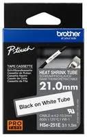 WIRE MARKER, BLK ON WHT, 1.5MX21MM
