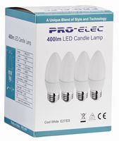 LED LAMP, CANDLE, 4000K, 400LM, 35W