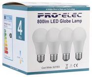 LED LAMP, FROSTED, 4000K, 806LM, 60W