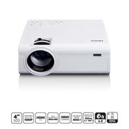 LCD Projector with high resolution, supports Full HD 1080P content White