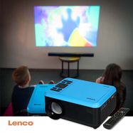 LCD Projector with DVD player and Bluetooth® Blue