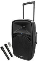 12IN PORTABLE PA SPEAKER, 2-UHF MICS