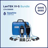 Bundle - LanTEK IV-S 3000MHz + Sapphire 1 Year , Trend Networks