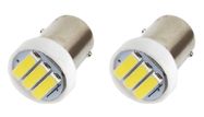 Amio LED Standard White BA9S, 12V, 7020 3 x LED, 2pcs.