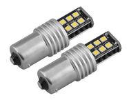 LED AMIO CANBUS 15SMD 2835 7.5W 1156 (P21W) White 12V/24V, 2pcs