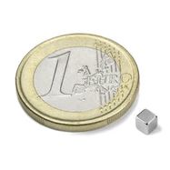 Cube Magnet 3x3x3mm NdFeB N45