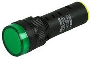 PILOT LAMP, 16MM, 24V, GREEN