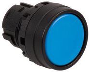 ACTUATOR, PUSHBUTTON SWITCH/PLASTIC/BLUE