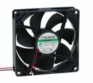 Fan 92x92x25mm 12Vdc, 1.26W, 76.4m³/h 32dBA vapo SUNON RoHS