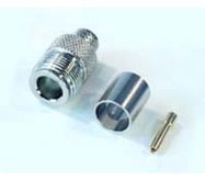 Connector N socket crimped 50Ω H1000