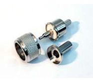 Connector UHF plug crimped 50Ω RG58