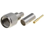 Connector mini UHF plug crimped 50Ω RG58