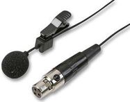 MICROPHONE, LAVALIER, 3P MINI XLR