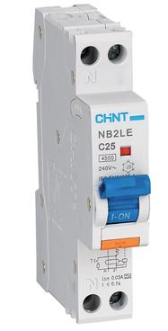 RCBO NB2LE 1P+N 6kA B25 30mA A TYPE, CHINT