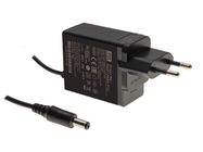 12W single output power supply 12V 1A plug in adaptor, 5.5x2.1mm, high reliable, extreme small, wall-mounted, Industrial, Mean Well