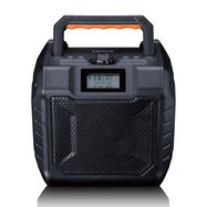High power portable outdoor DAB+/FM radio with Bluetooth® IPX5 water-resistant Grey