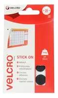 STICK ON COINS 16MM BLACK (PK=16)