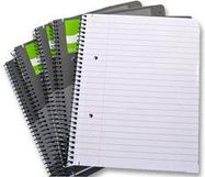 NOTEBOOKS SPIRAL A5 (5PK)