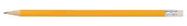 PENCILS RUBBER TIPPED 12PK