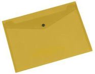 DOC FOLDERS POLY A4 YELL 12PK