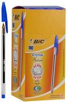 PEN CRISTAL BIC BLUE 50PK