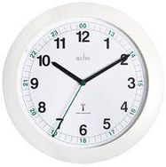 CLOCK MSF RC 25.5CM WHITE