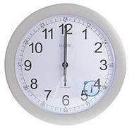 CLOCK MSF RC 30CM SILVER