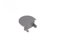 Endcap for LED profile ZENOLINE, gray, without hole