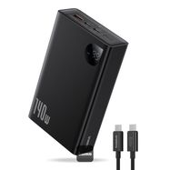 LiPo PowerBank 24000mAh 140W USB + 2x USB-C, Adaman black BASEUS