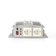 Power Inverter Modified Sine Wave | Input voltage: 12 V DC | Device power output connection(s): Type F (CEE 7/3) | 230 V AC 50 Hz | 1000 W | Peak power output: 2400 W | Battery Clamps | Silver