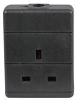 SOCKET, TRAILING, 1WAY, BLACK