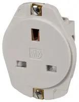 MAINS SOCKET, CIRCULAR