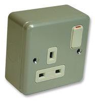 SOCKET, SURFACE, 13A, 1GANG