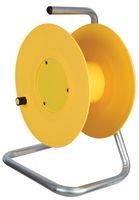 EMPTY CABLE STORAGE DRUM, YELLOW