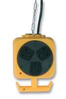 POWER OUTLET STRIP, 6 OUTLET, 5M, 240V